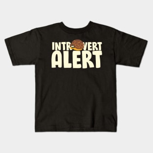 Introvert Alert Kids T-Shirt